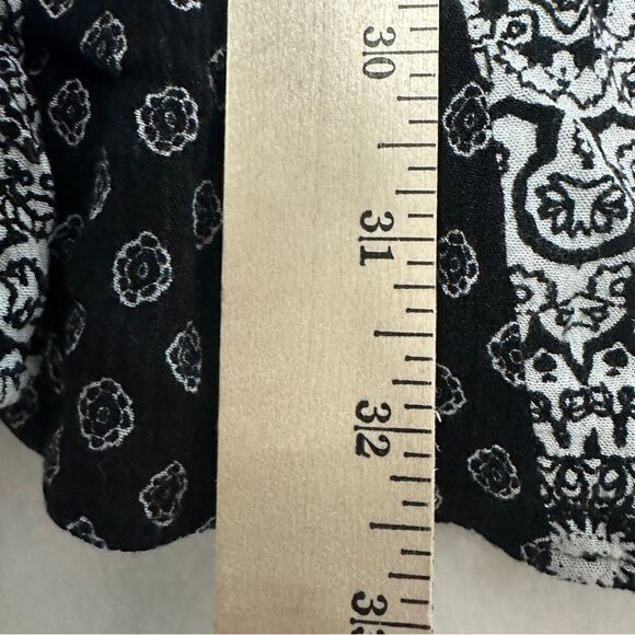 Relativity Womens Mini Dress Size 2X Black White Fit & Flare Sleeveless - Picture 5 of 9